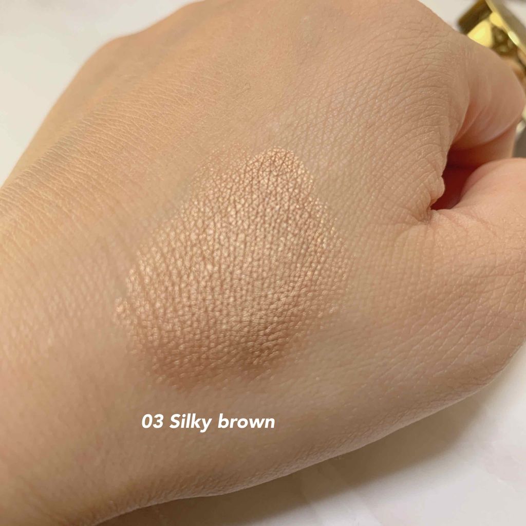 美容液ケアアイシャドウ 03 シルキーブラウン/Borica/ジェル・クリームアイシャドウを使ったクチコミ（2枚目）