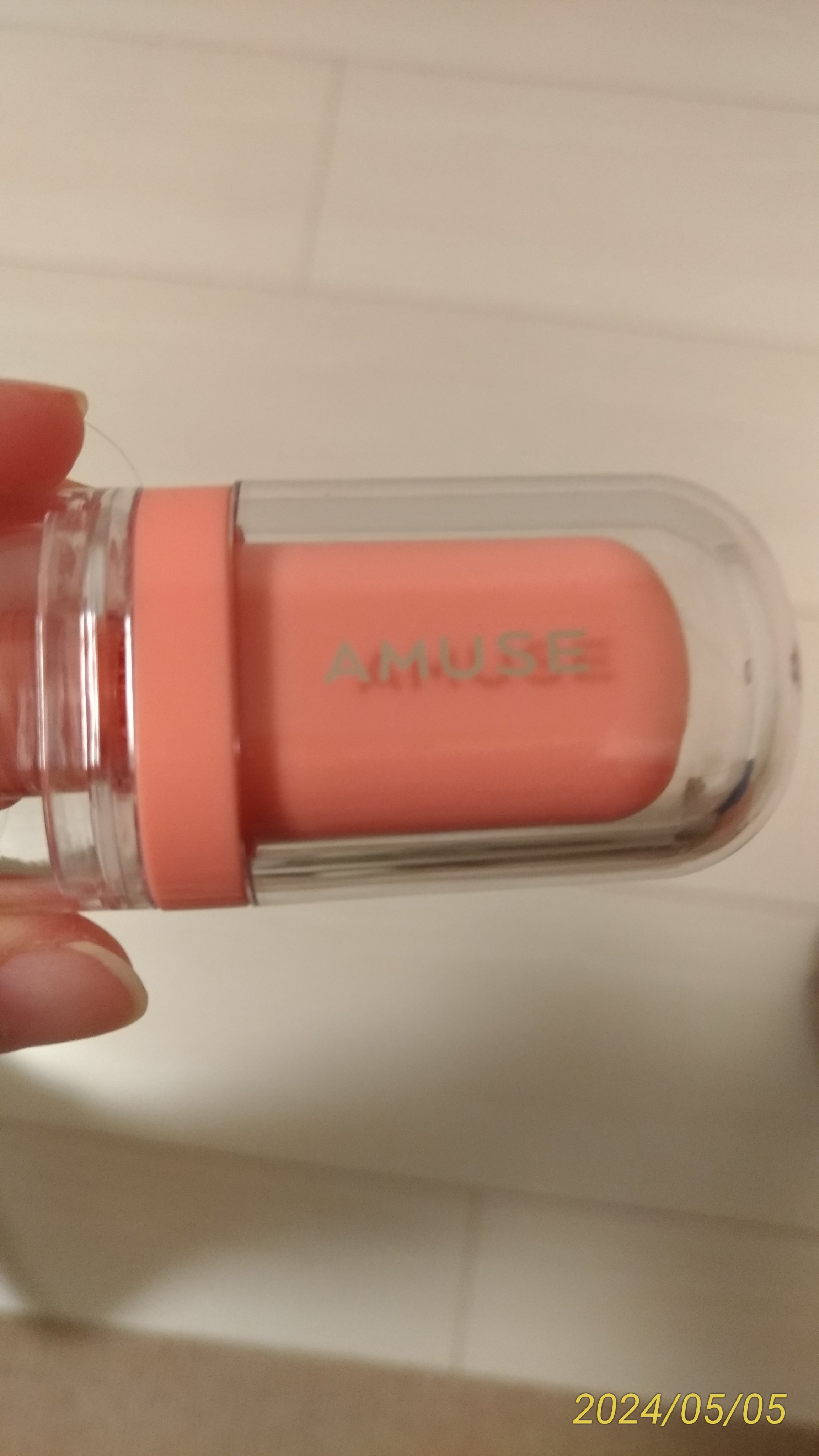 ジェルフィットティント/AMUSE/リップティントを使ったクチコミ（1枚目）