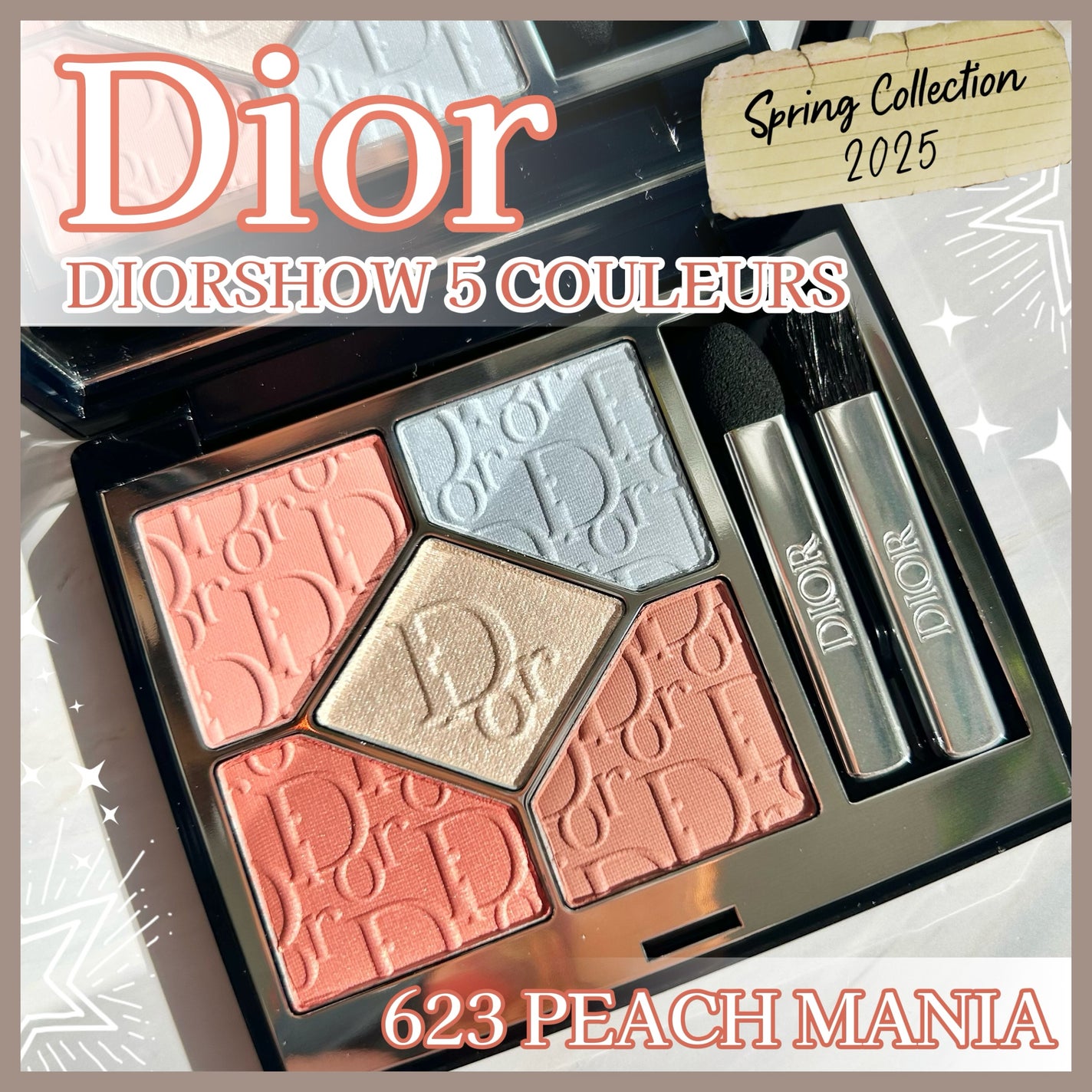 【旧】ディオールショウ サンク クルール(スプリング コレクション 2025 限定品)/Dior/アイシャドウを使ったクチコミ(1枚目)