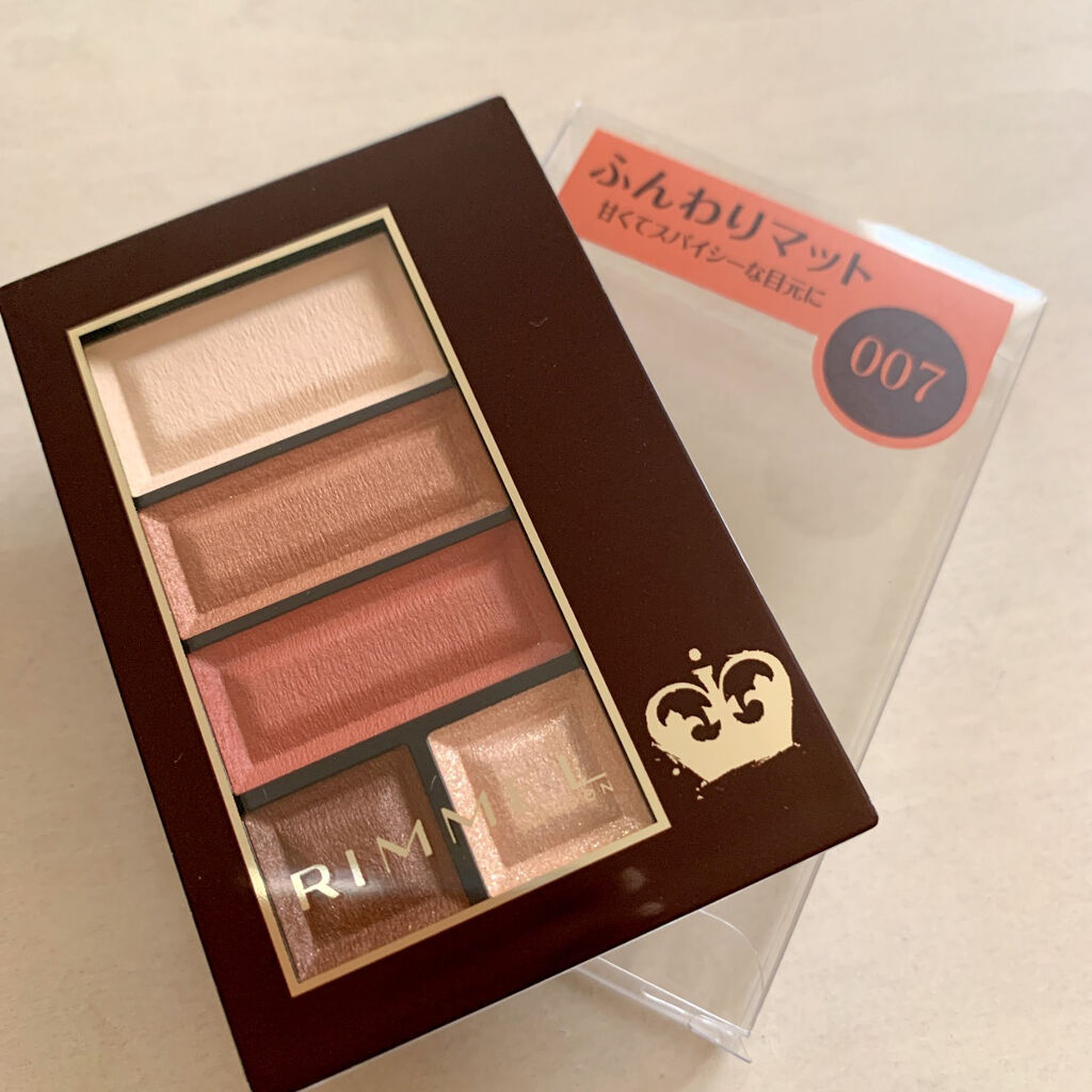 ショコラスウィート アイズ ソフトマット 007 ハニージンジャーショコラ/リンメル ロンドン/アイシャドウパレットを使ったクチコミ（1枚目）