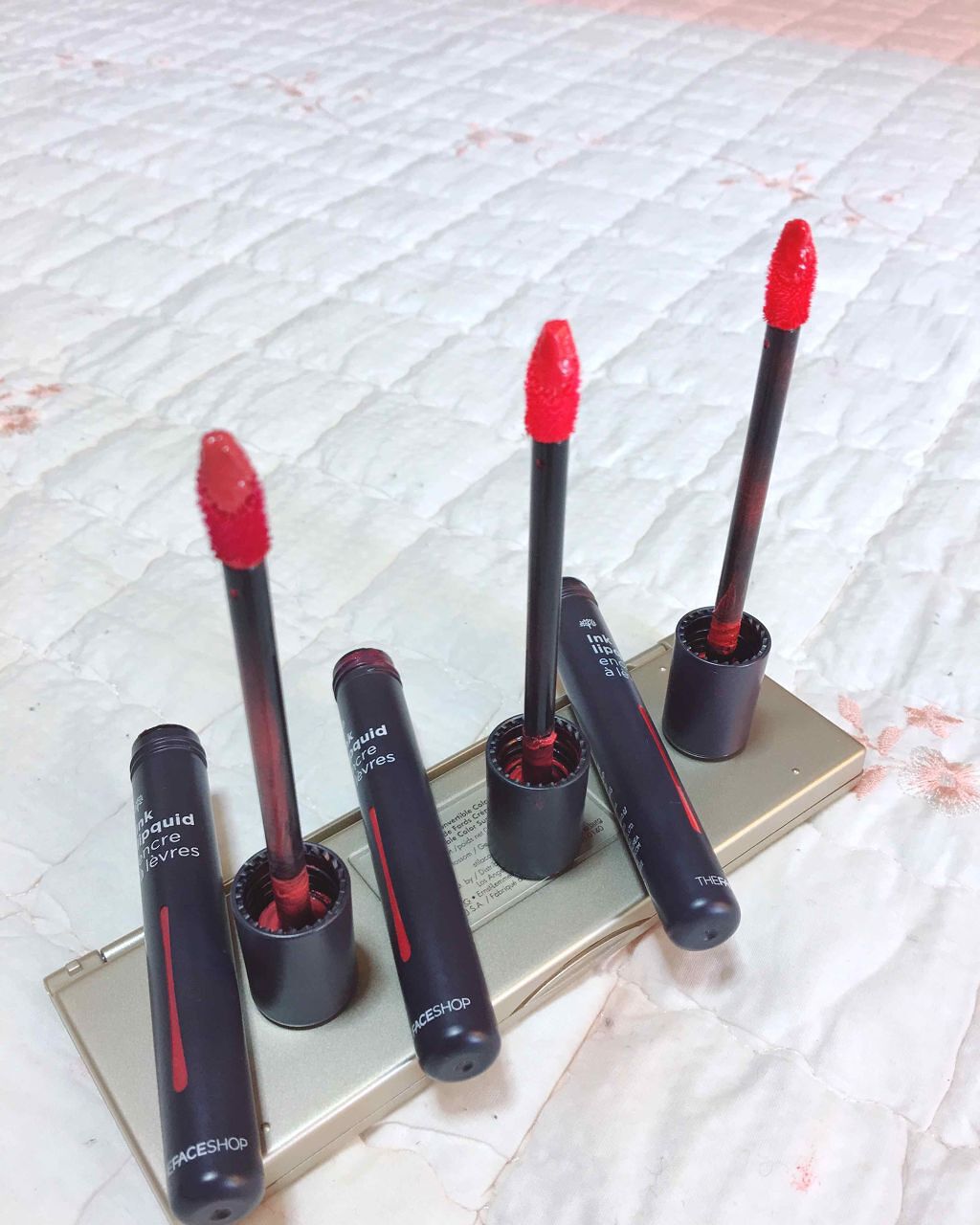 ink lipquid/THE FACE SHOP/リップグロスを使ったクチコミ(2枚目)