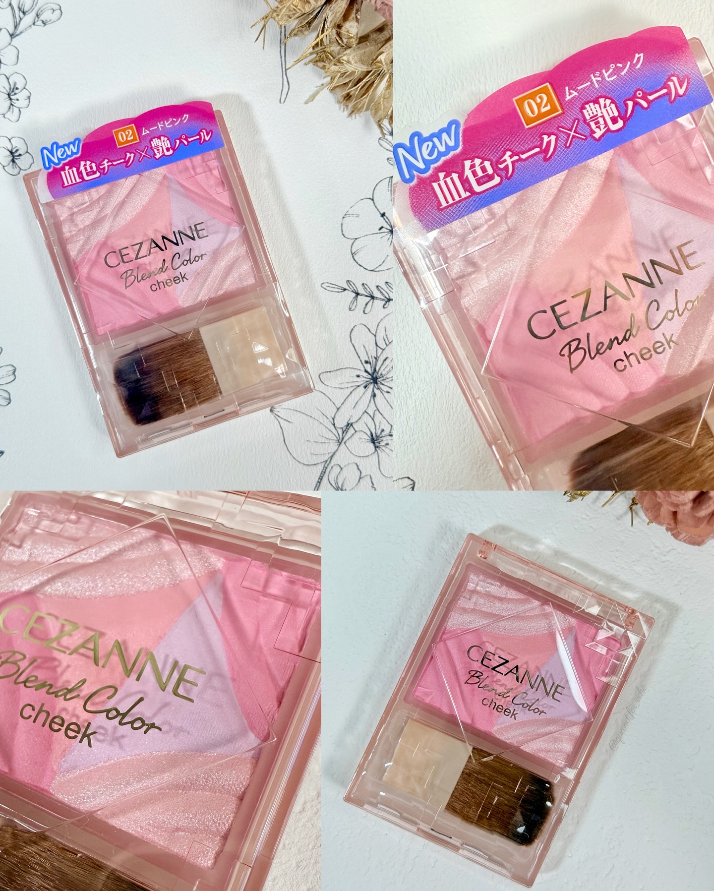 ブレンドカラーチーク/CEZANNE/チークを使ったクチコミ（2枚目）