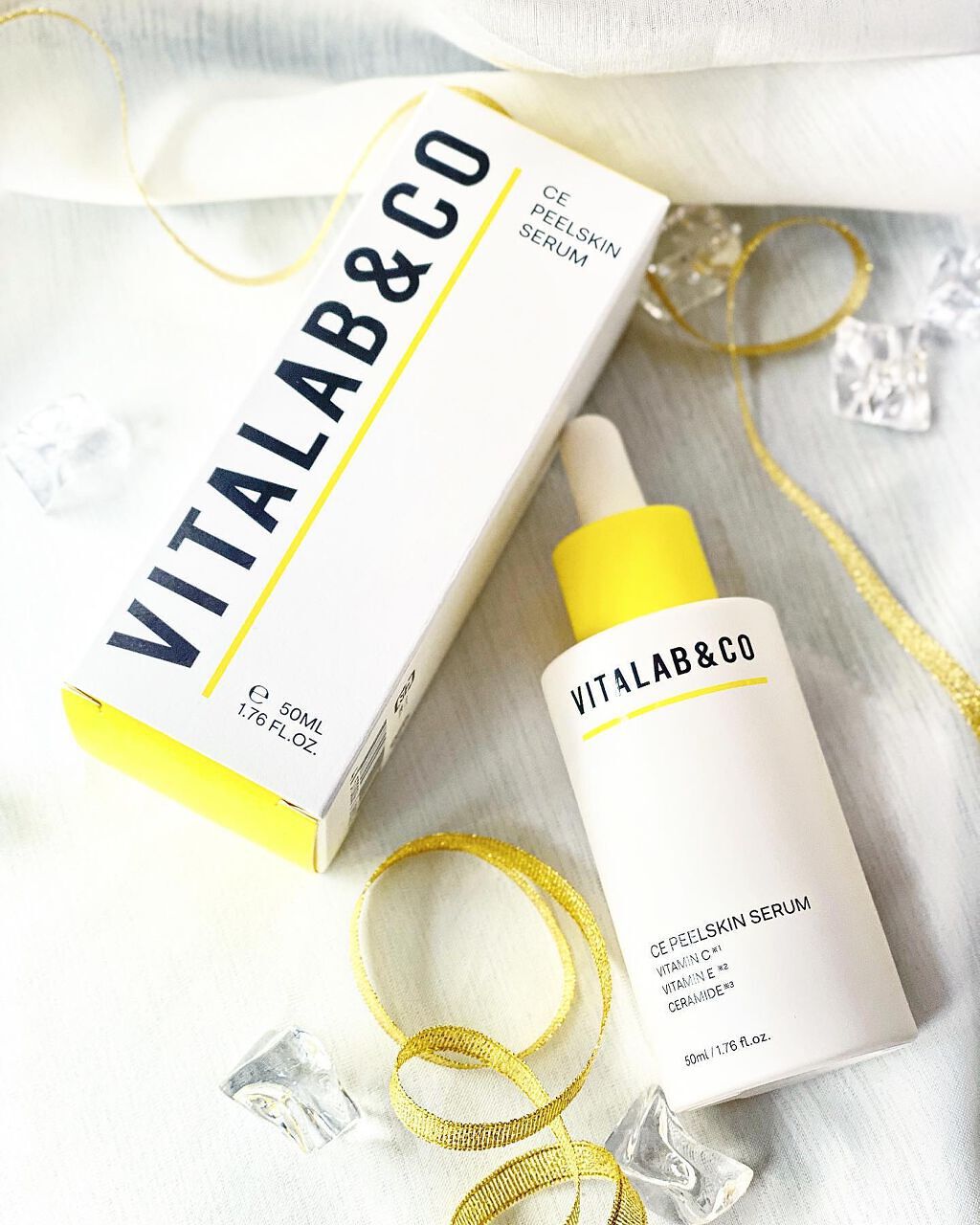 ビタラボ CEピールスキンセラム/VITALAB＆CO/美容液を使ったクチコミ（1枚目）
