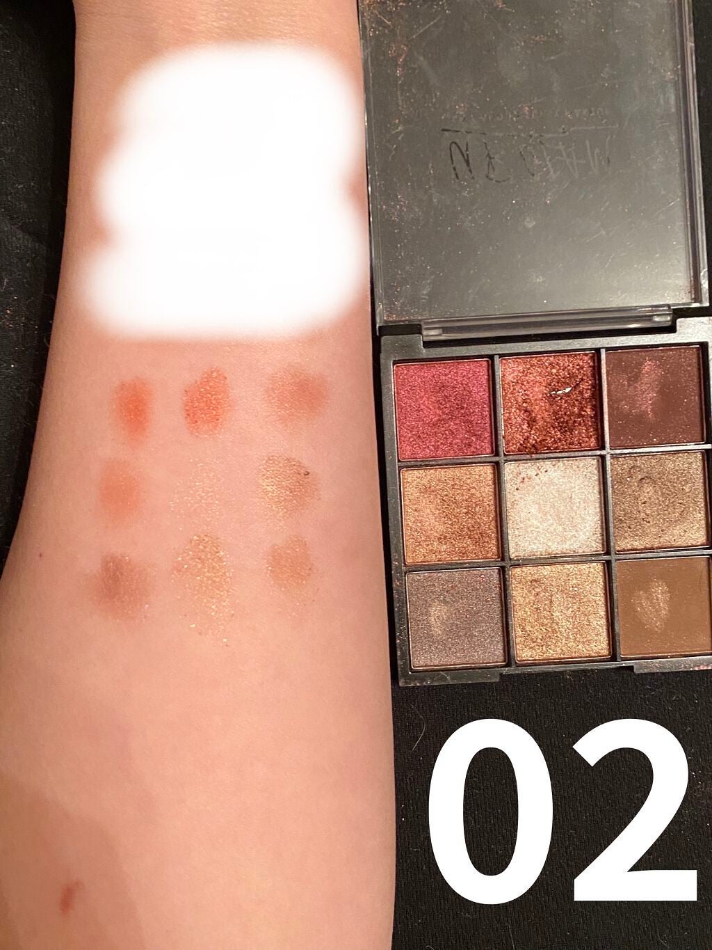 UR GLAM BLOOMING EYE COLOR PALETTE/U R GLAM/アイシャドウパレットを使ったクチコミ(8枚目)