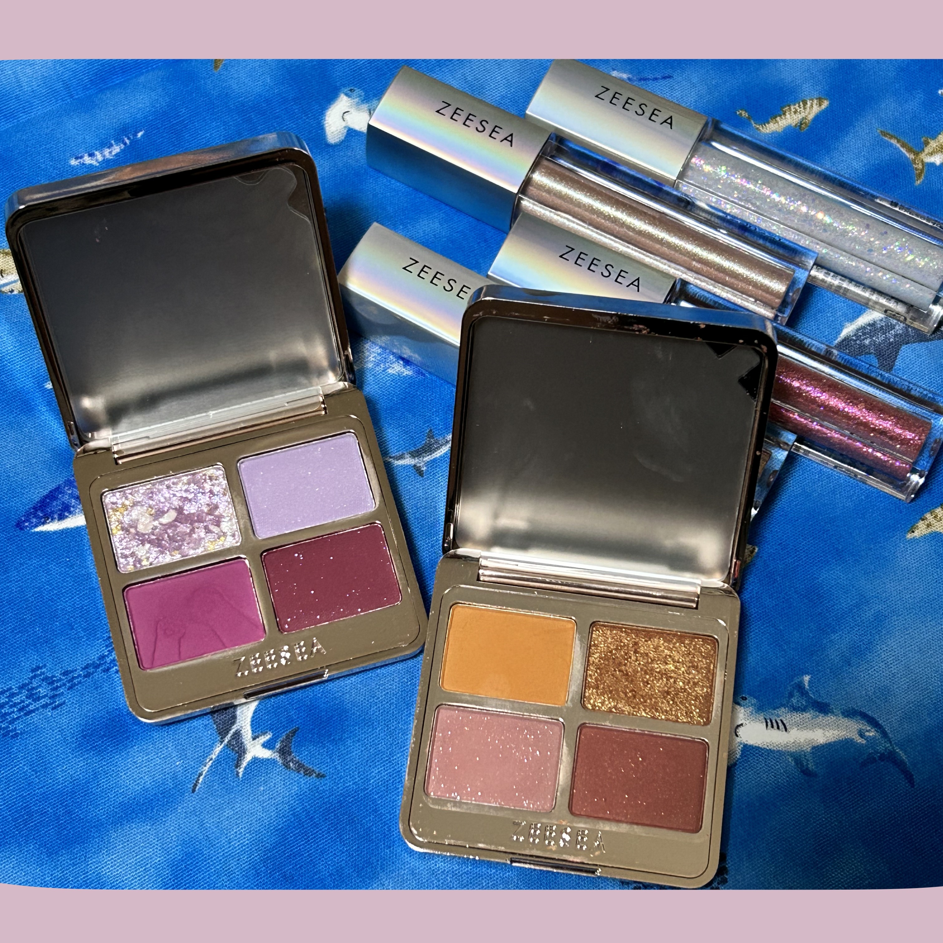 ダイヤモンドシリーズ 星空リキッドアイシャドウ/ZEESEA/リキッドアイシャドウを使ったクチコミ（2枚目）