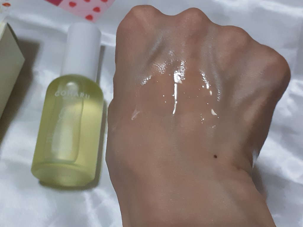 スタイリングオイル<タイト＆ウェット>/COHARU/ヘアオイルを使ったクチコミ（1枚目）