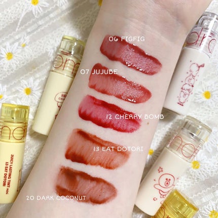 ジューシーラスティングティント/rom&nd/リップティントを使ったクチコミ(2枚目)