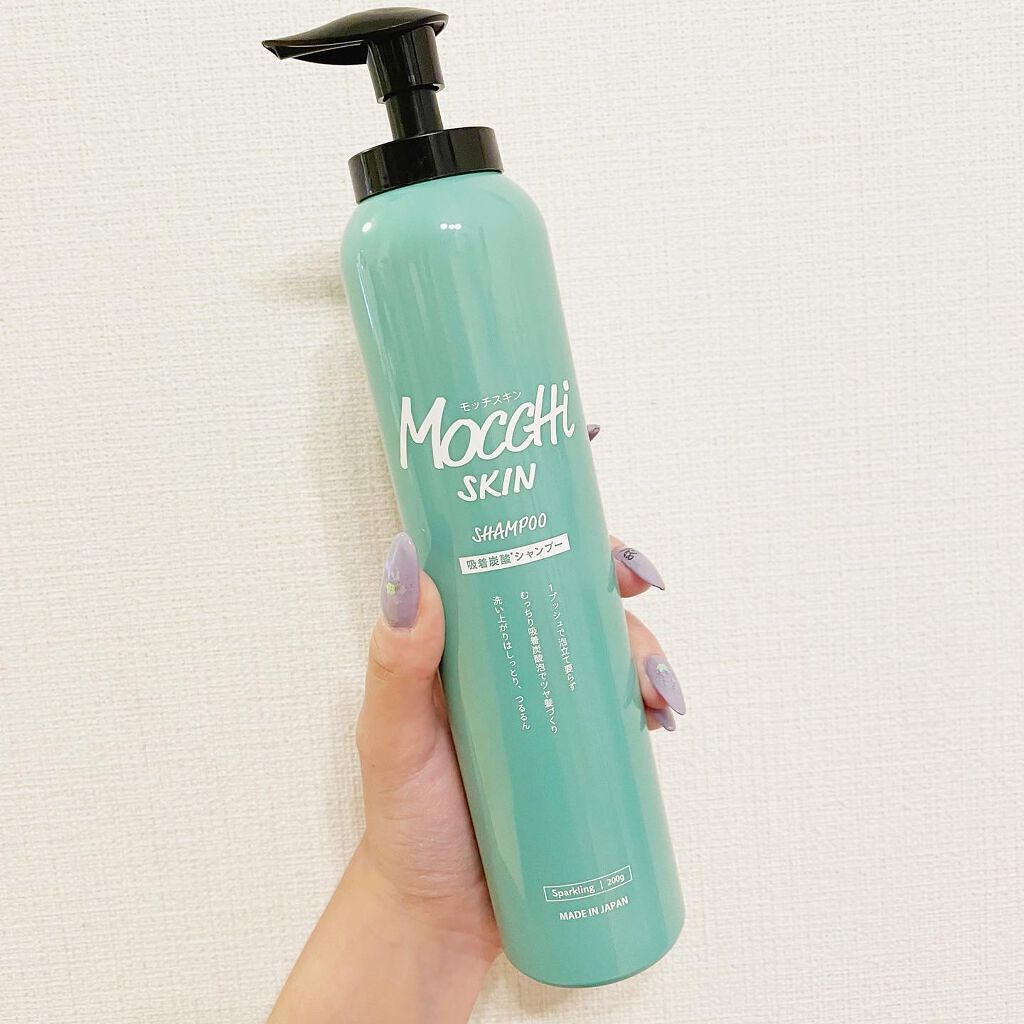 吸着スパークリングシャンプー /MoccHi SKIN/市販シャンプーを使ったクチコミ（1枚目）