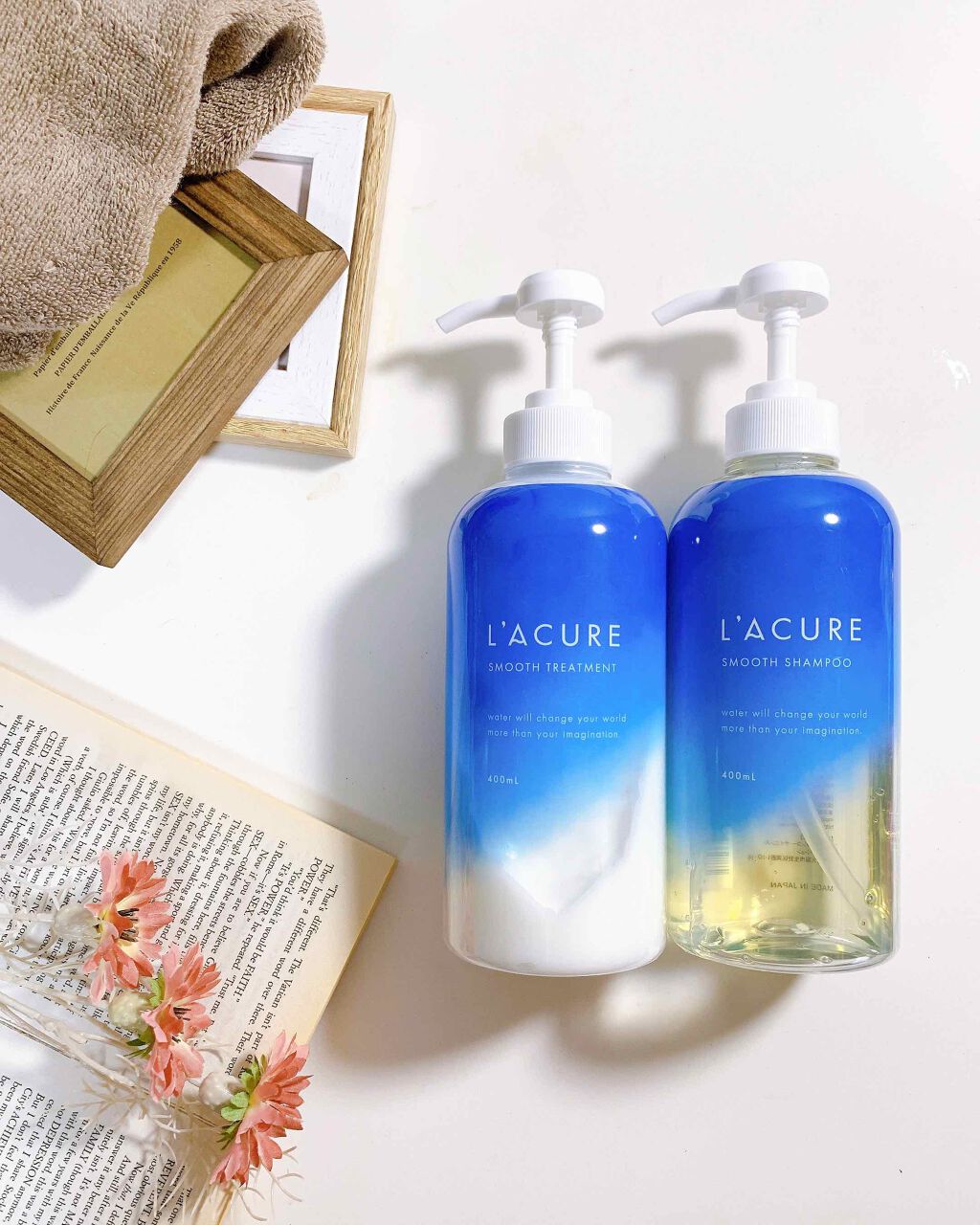 スムースシャンプー／スムーストリートメント/L'ACURE/市販シャンプーを使ったクチコミ（1枚目）