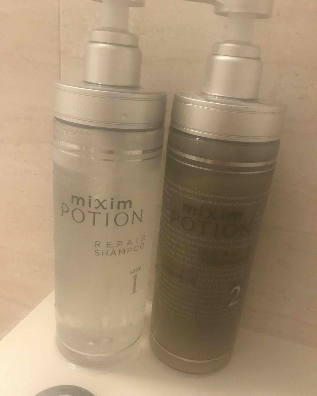 リペアシャンプー/ヘアトリートメント/mixim POTION/シャンプー・コンディショナーを使ったクチコミ(1枚目)