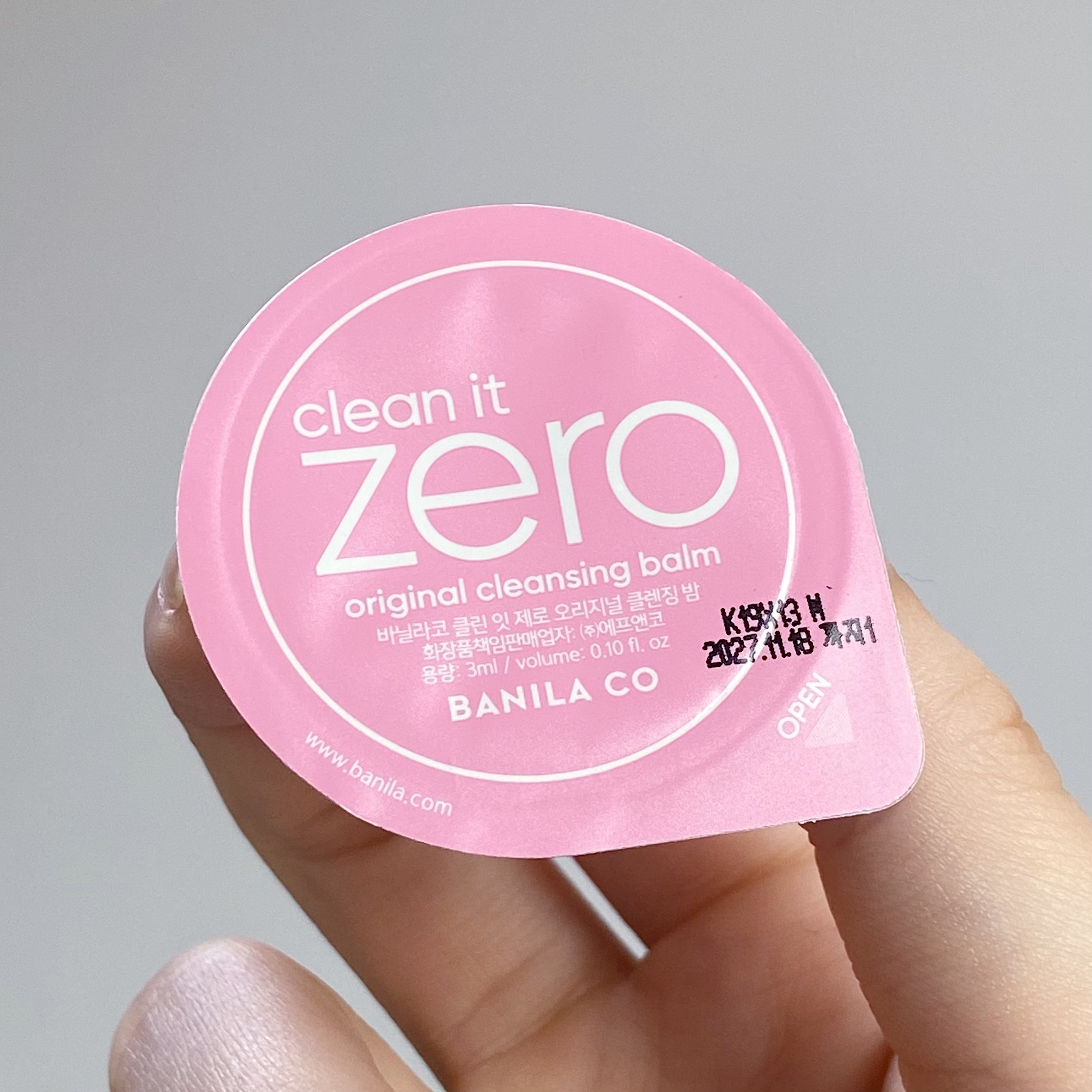 クリーンイットゼロ クレンジングバームトラベルオリジナルセット/BANILA CO/クレンジングバームを使ったクチコミ（3枚目）