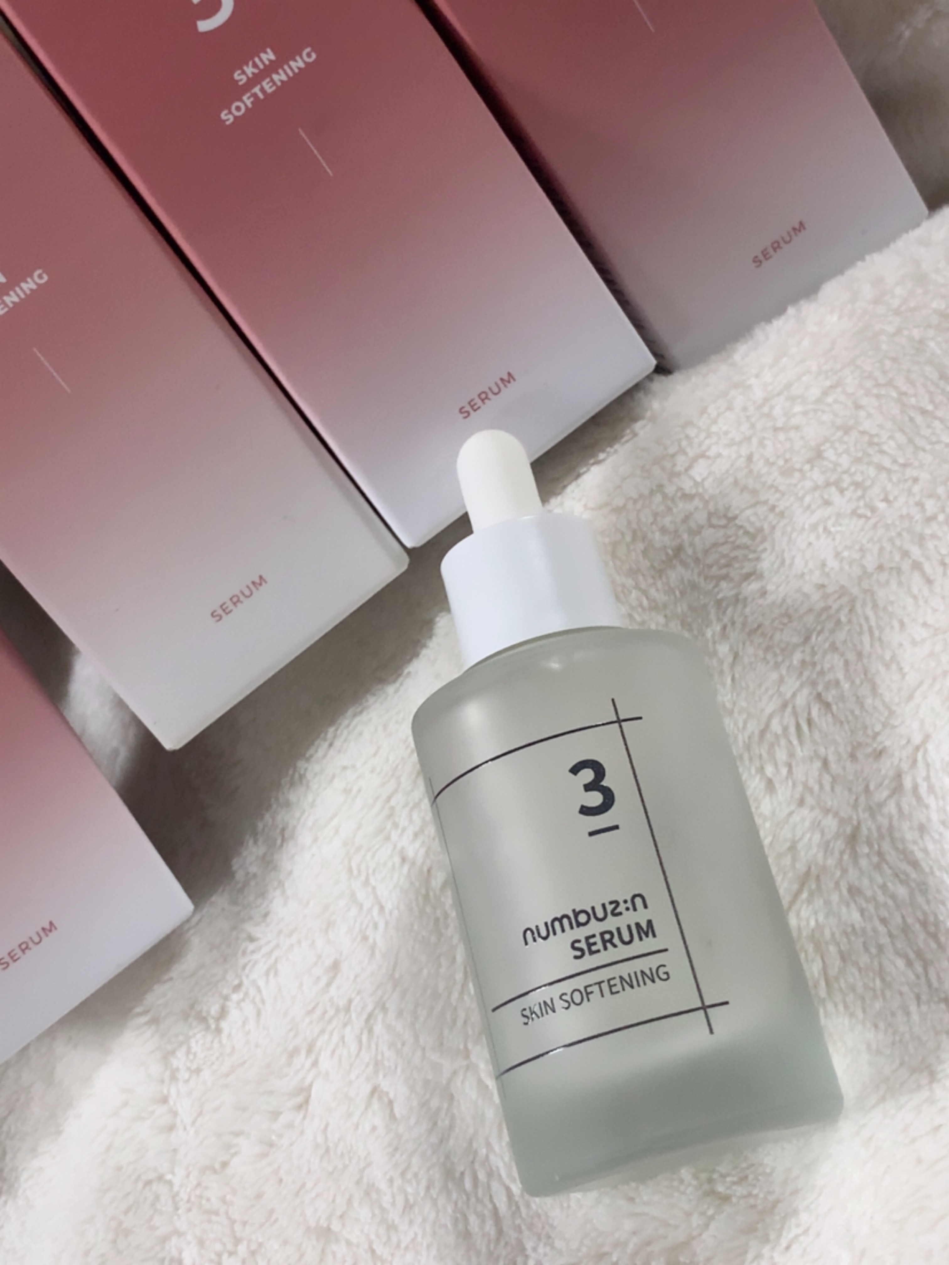 3番 すべすべキメケアセラム/numbuzin/美容液を使ったクチコミ（1枚目）
