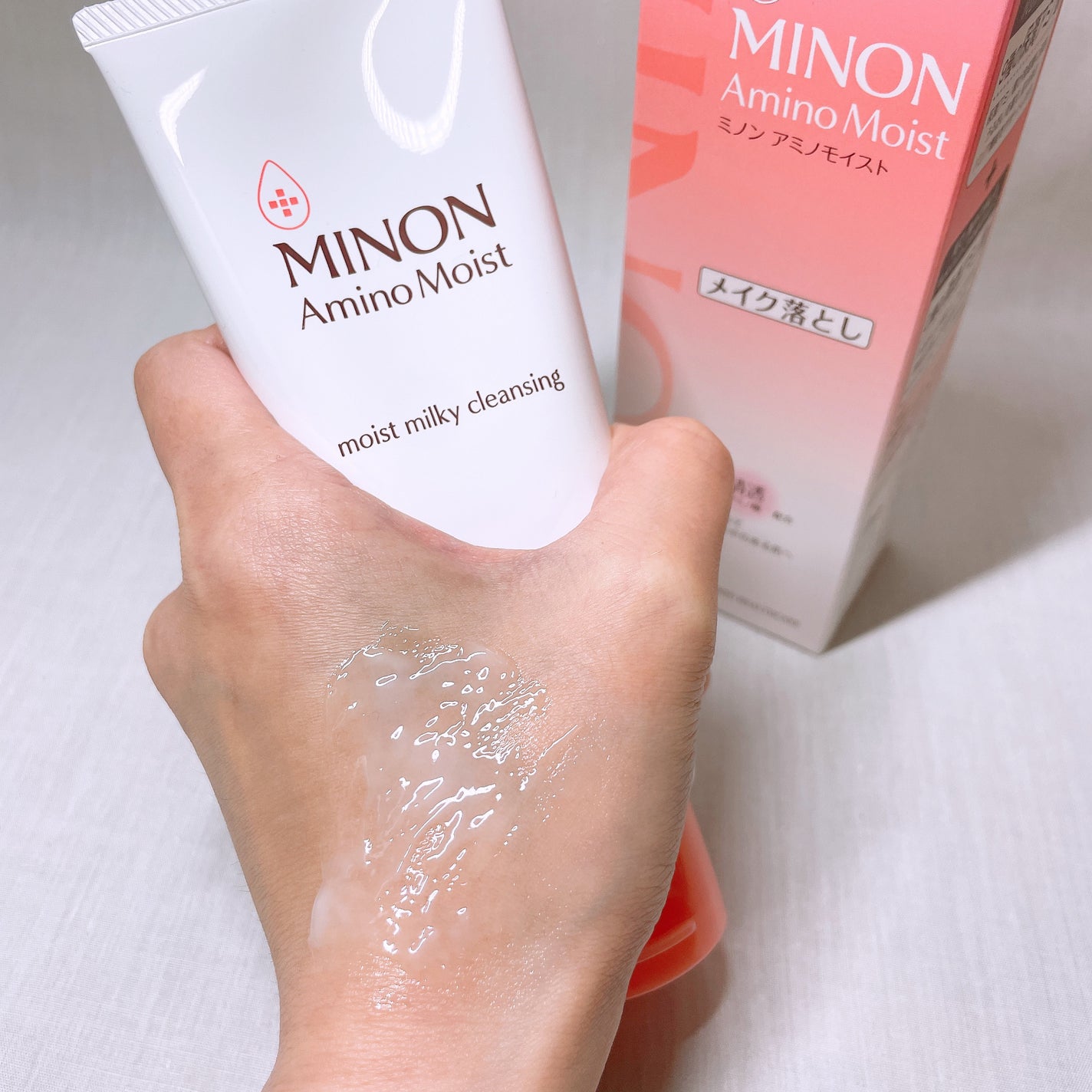 ミノン アミノモイスト モイストミルキィ クレンジング/ミノン/ミルククレンジングを使ったクチコミ(5枚目)