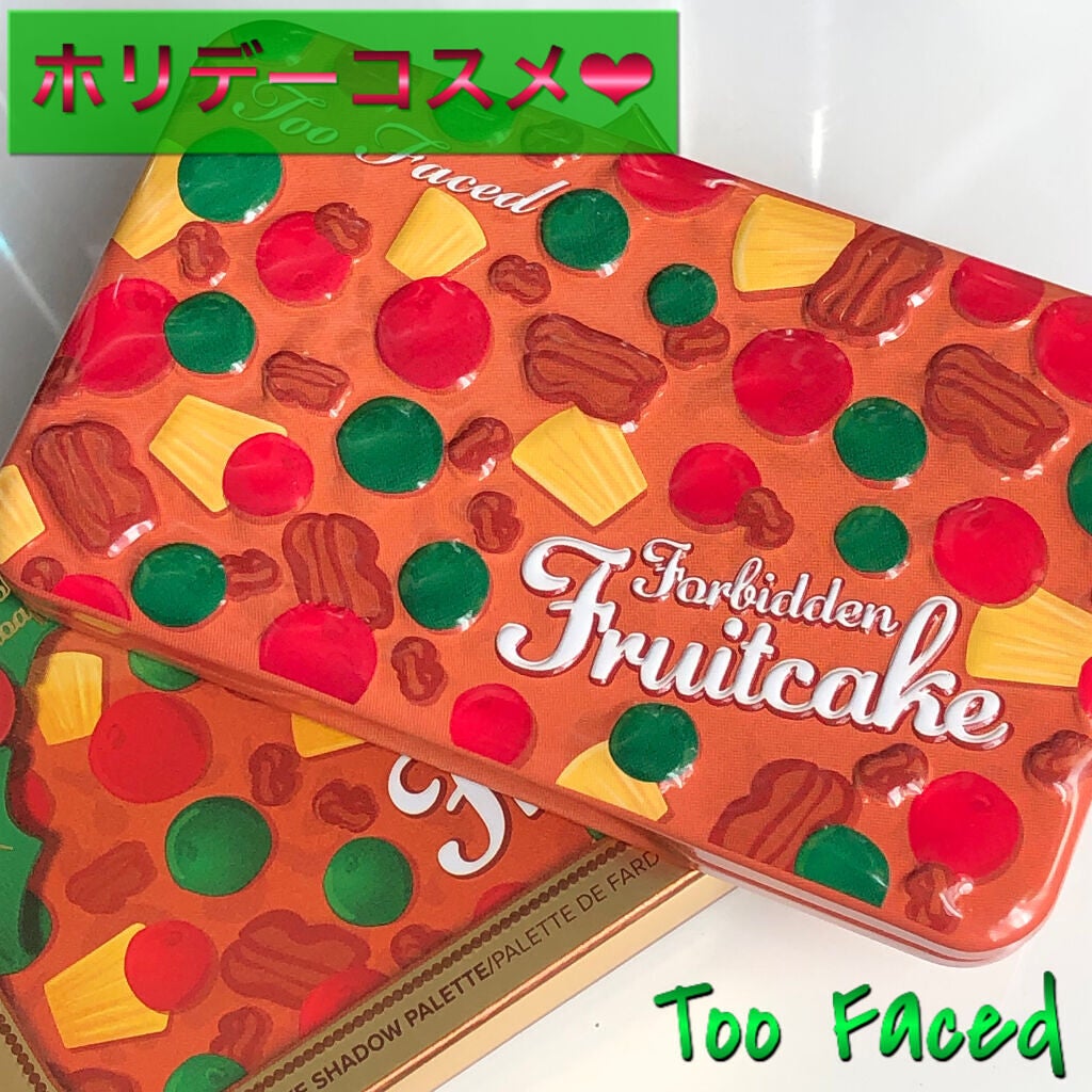 フォビドゥン フルーツケーキ ミニ アイシャドウ パレット/Too Faced/アイシャドウパレットを使ったクチコミ(1枚目)
