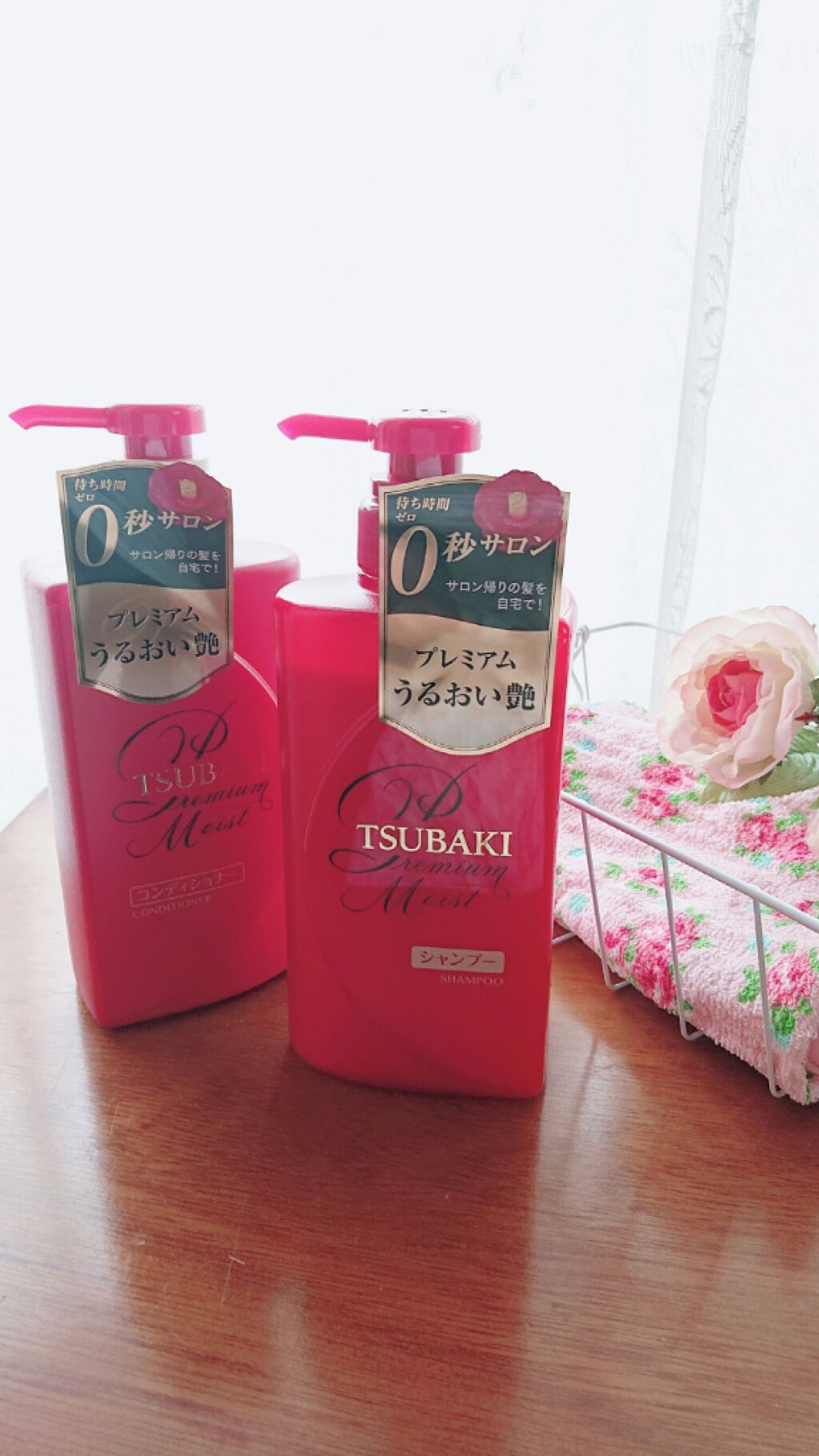 プレミアムモイスト シャンプー／ヘアコンディショナー/TSUBAKI/市販シャンプーを使ったクチコミ（1枚目）
