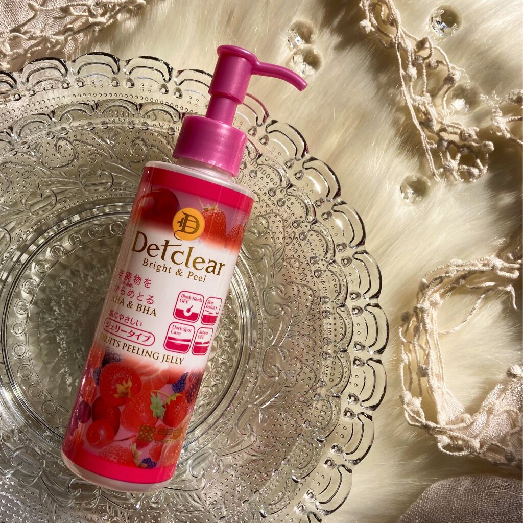 DETクリア ブライト&ピール ピーリングジェリー <ミックスベリーの香り>/Detclear/ピーリングを使ったクチコミ(1枚目)