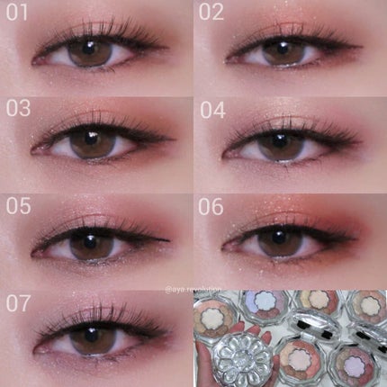 ジルスチュアート ブルームクチュール アイズ/JILL STUART/アイシャドウパレットを使ったクチコミ(4枚目)