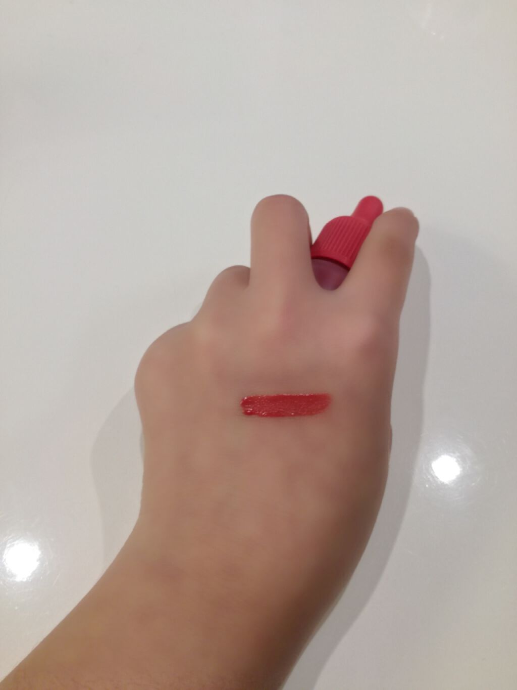 インク エアリー ベルベット/PERIPERA/口紅を使ったクチコミ(3枚目)