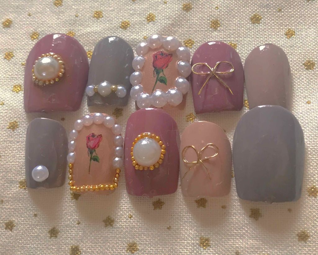 しずくネイルシール/キャンドゥ/ネイルシールを使ったクチコミ（1枚目）