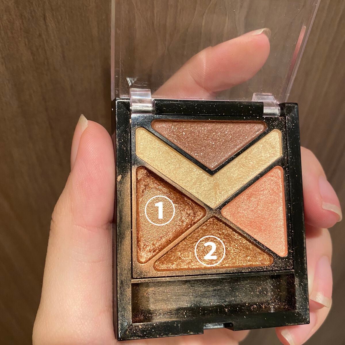 ハイパーダイヤモンド シャドウ/MAYBELLINE NEW YORK/アイシャドウパレットを使ったクチコミ(2枚目)