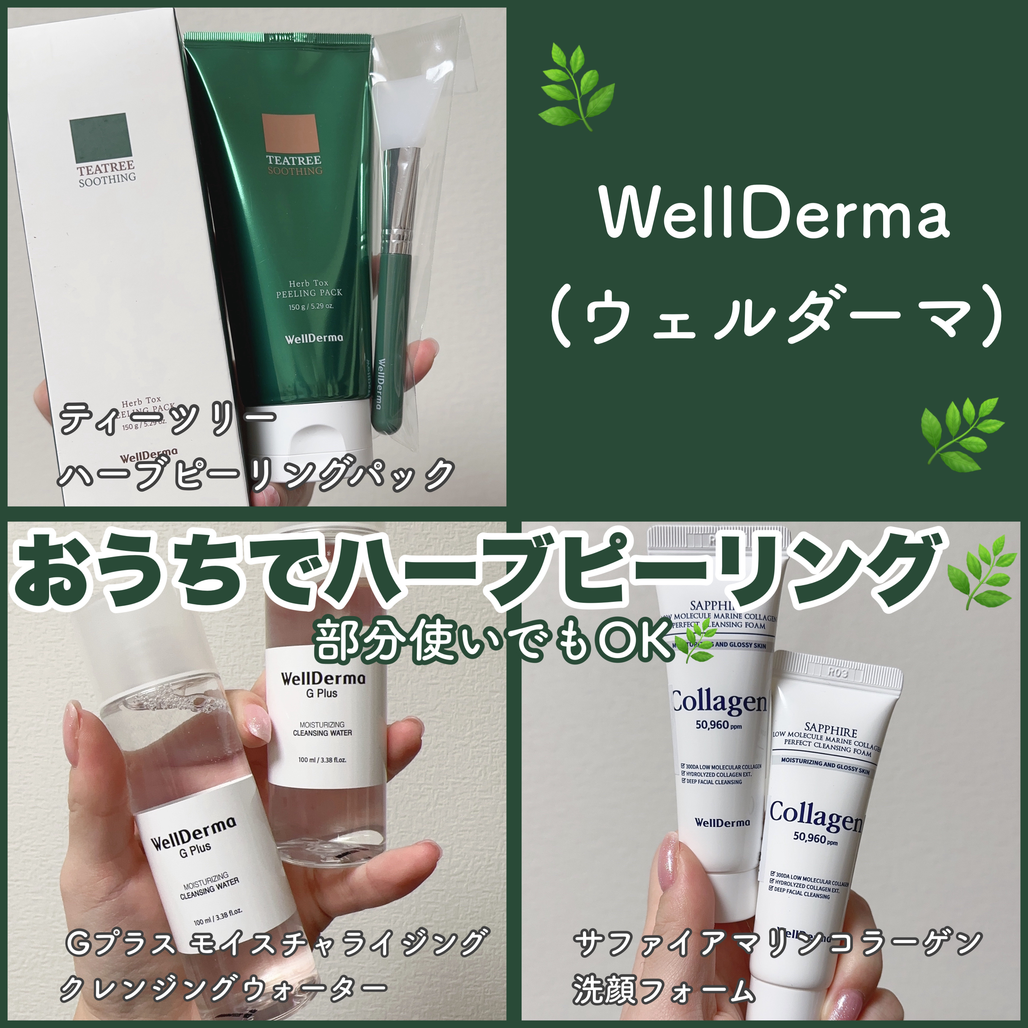 ティーツリーハーブピーリングパック/WellDerma/洗い流すパック・マスクを使ったクチコミ（1枚目）