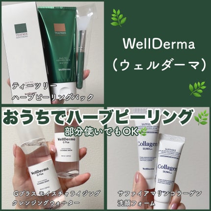 ティーツリーハーブピーリングパック/WellDerma/洗い流すパック・マスクを使ったクチコミ(1枚目)