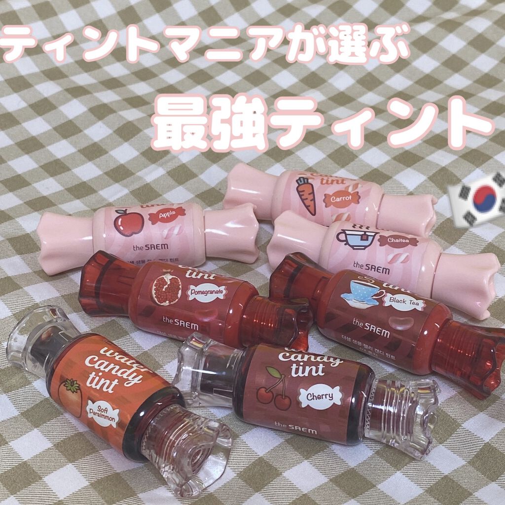 ムース キャンディー ティント 06チャイティムース/the SAEM/リップティントを使ったクチコミ（1枚目）