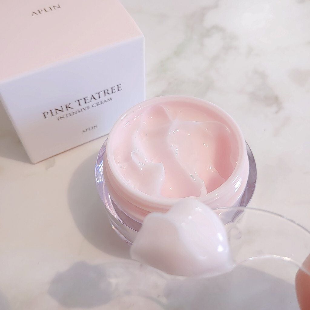 ピンクティーツリークリーム/APLIN/フェイスクリームを使ったクチコミ(3枚目)