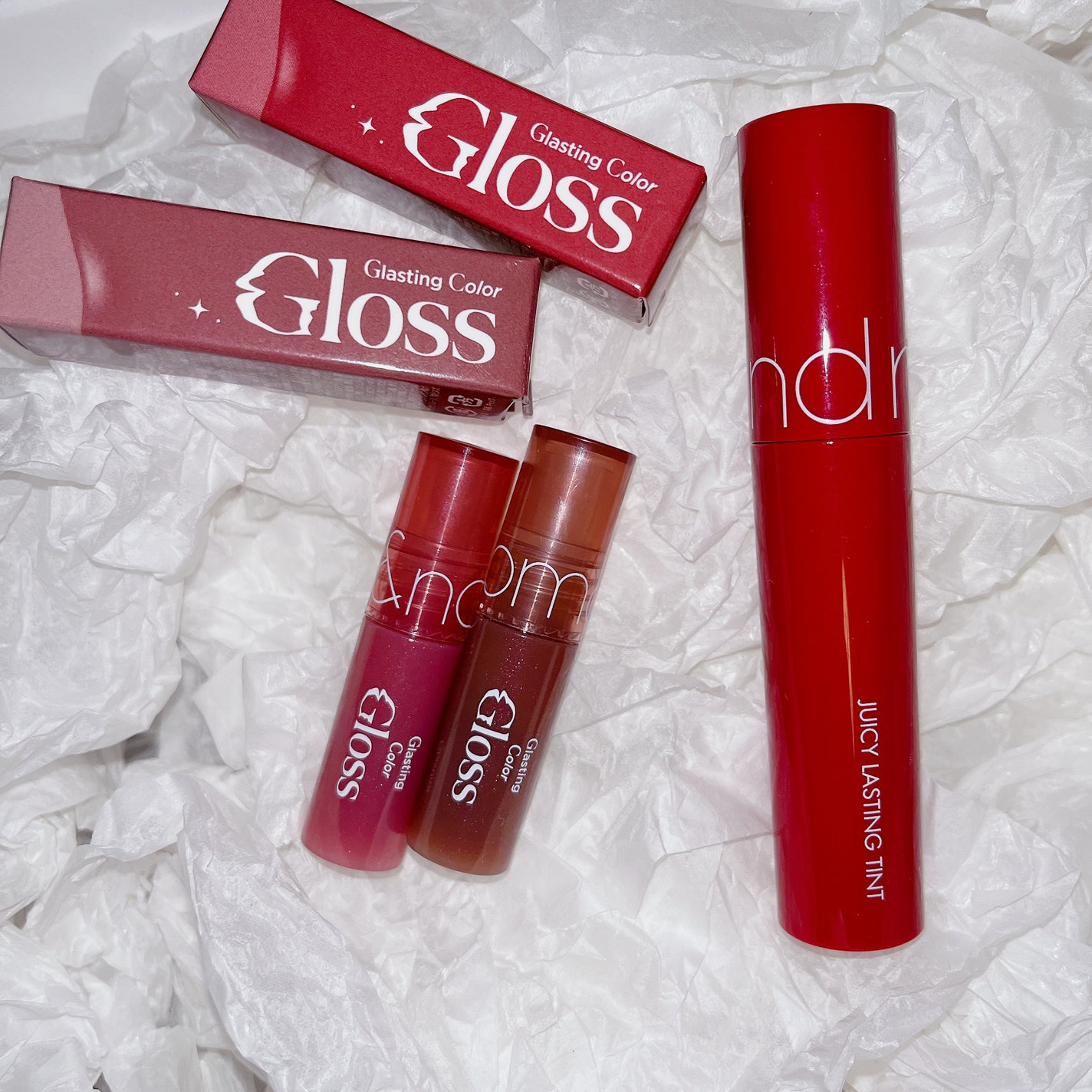 グラスティングカラーグロス/rom&nd/リップグロスを使ったクチコミ(1枚目)