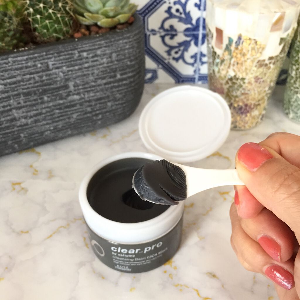 ソフティモ クリアプロ クレンジングバーム CICA ブラック/ソフティモ/クレンジングバームを使ったクチコミ（2枚目）