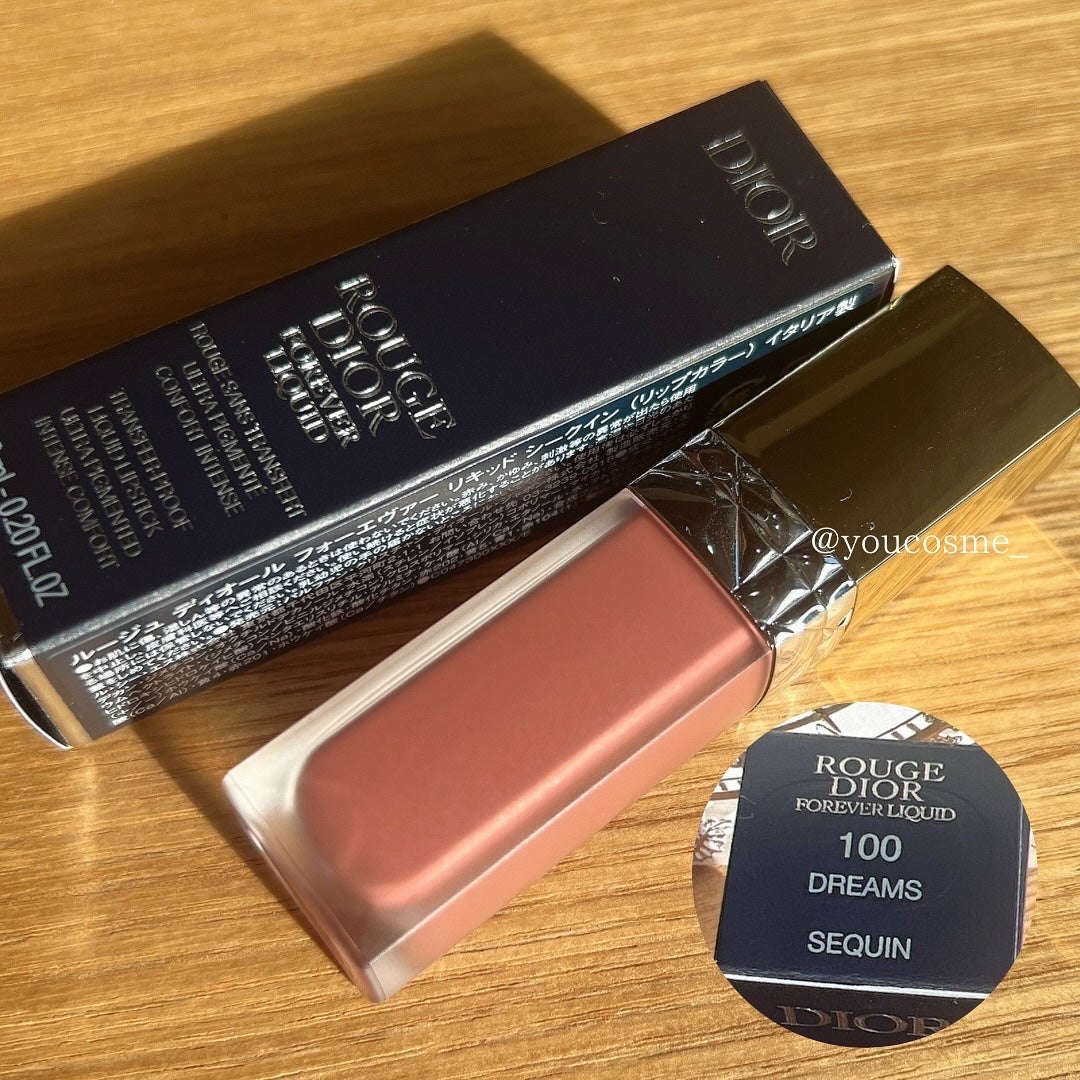ルージュ ディオール フォーエヴァー リキッド/Dior/口紅を使ったクチコミ(3枚目)