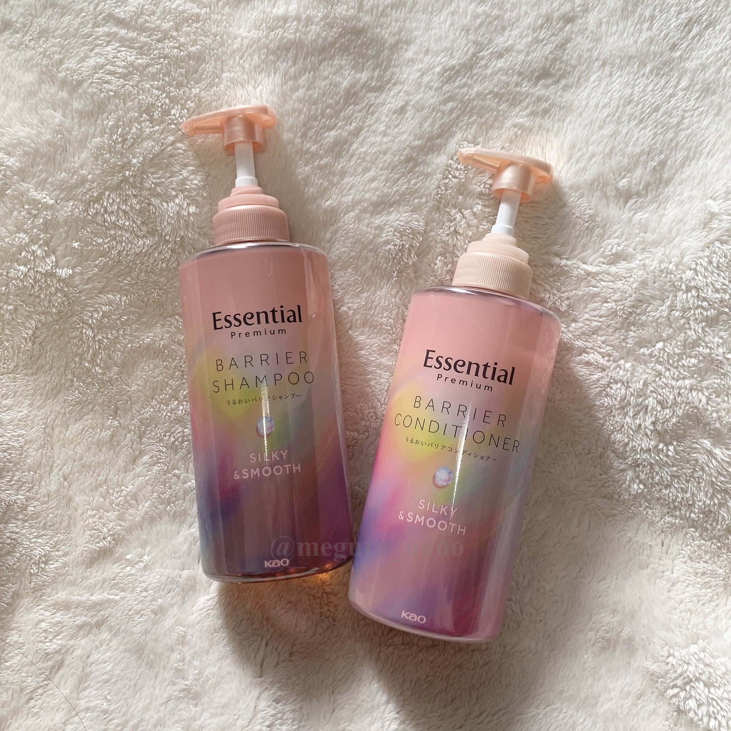 エッセンシャルプレミアム バリアシャンプー・コンディショナー シルキー&スムース/エッセンシャル/市販シャンプーを使ったクチコミ(4枚目)