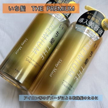 THE PREMIUM エクストラダメージケアシャンプー／トリートメント（シャイニーモイスト） シャンプー ポンプ 480ml/いち髪/シャンプー・コンディショナーの画像