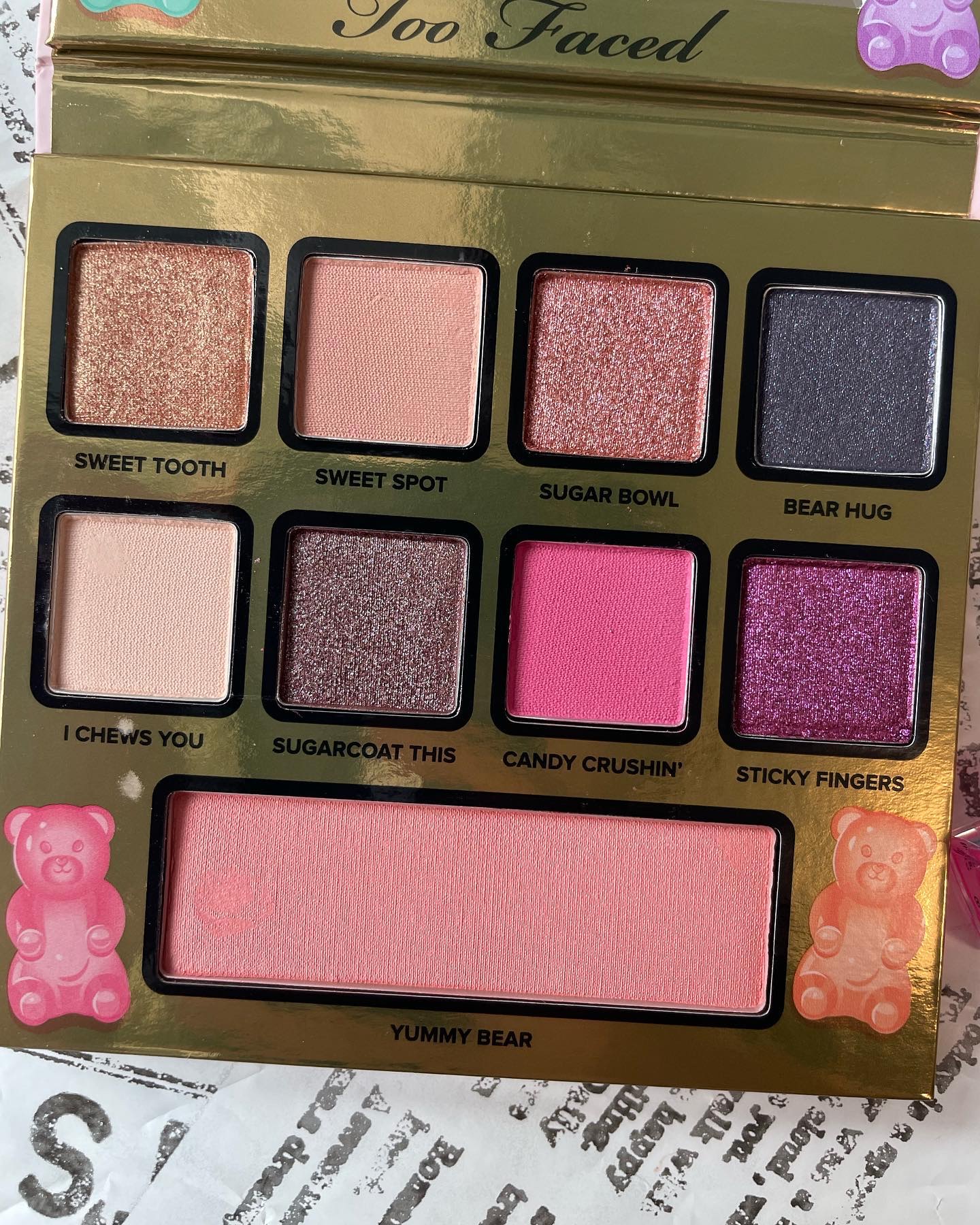 ヤミー ガミー メイクアップ コレクション /Too Faced/メイクアップキットを使ったクチコミ（2枚目）