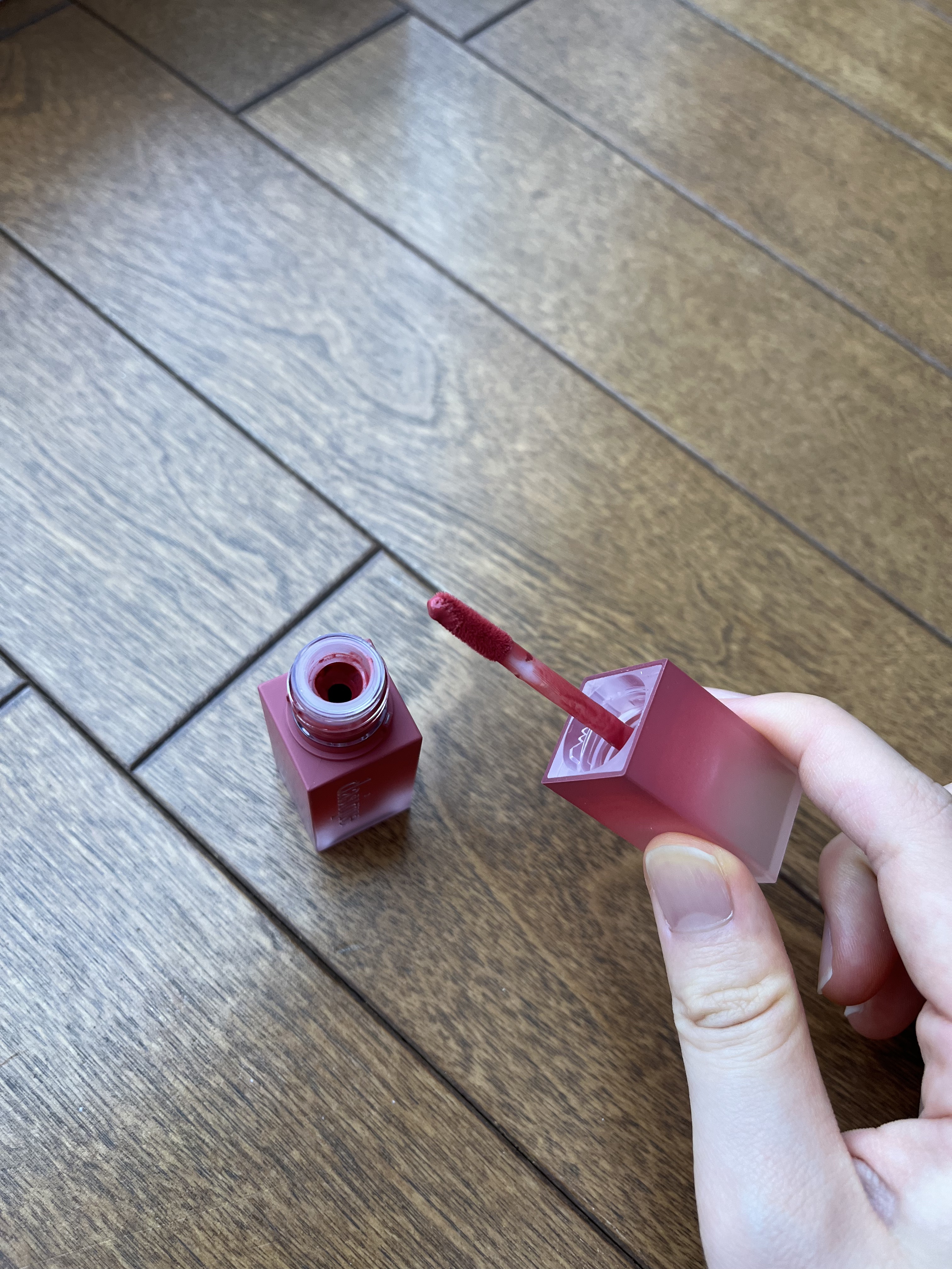 クリームドゥローズティント/dasique/リップティントを使ったクチコミ（1枚目）