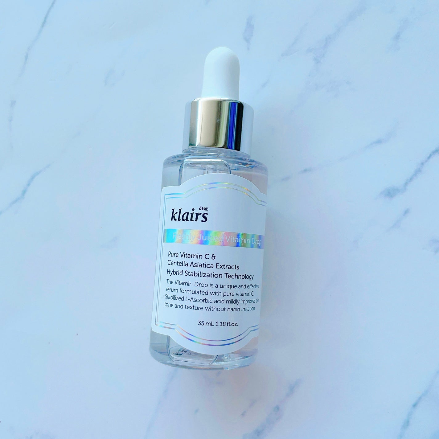 フレッシュリージュースドビタミンドロップ(35ml)/Klairs/美容液を使ったクチコミ(3枚目)