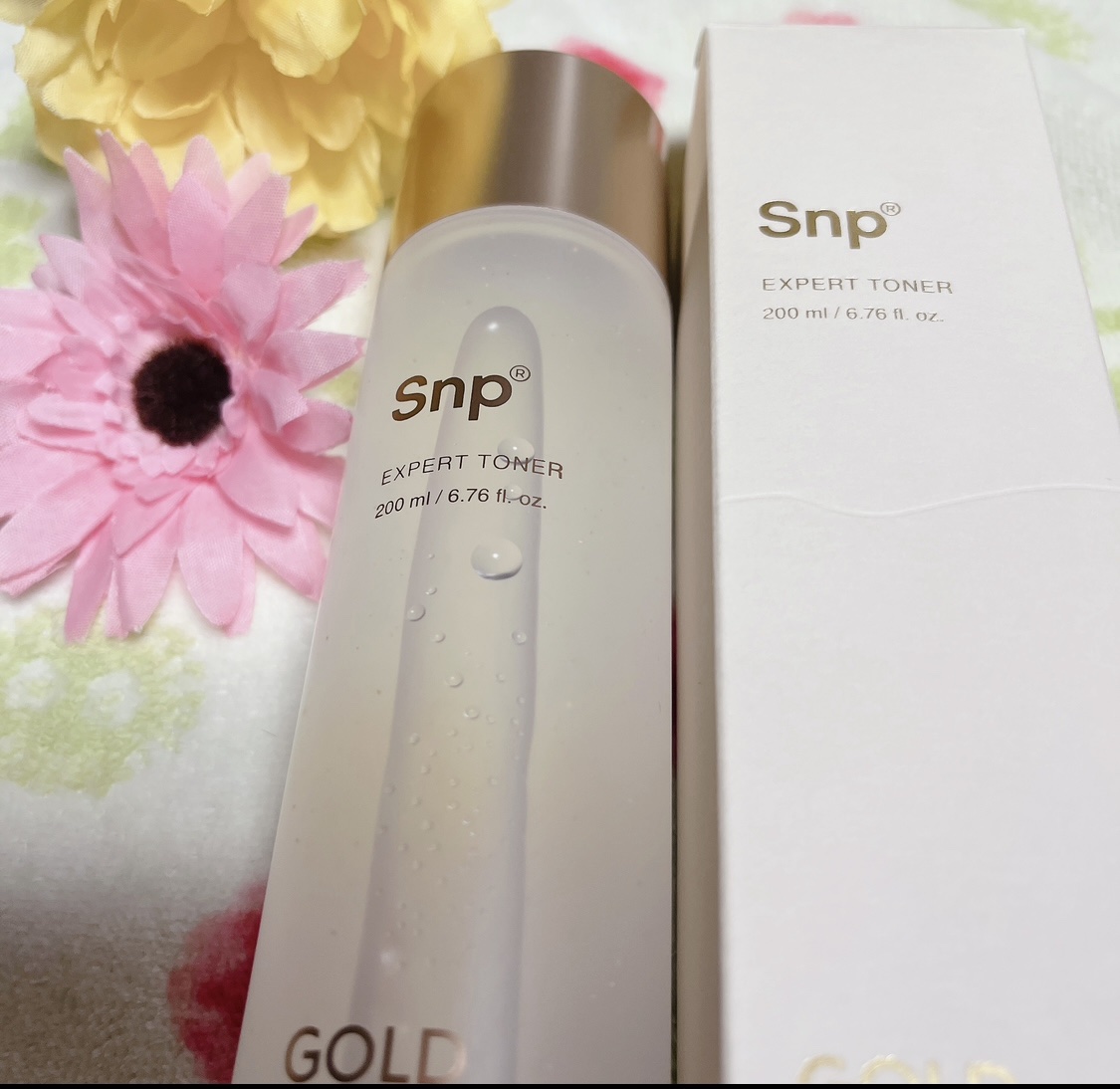 ゴールドコラーゲンエキスパートトナー/SNP/化粧水を使ったクチコミ（1枚目）