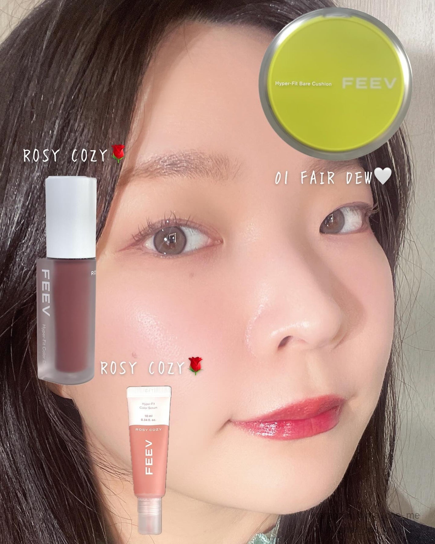 カラードロップ/FEEV/口紅を使ったクチコミ(2枚目)