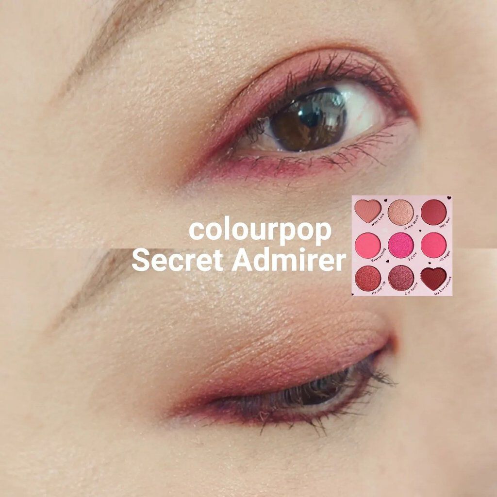 Secret Admirer/ColourPop/アイシャドウパレットを使ったクチコミ（1枚目）