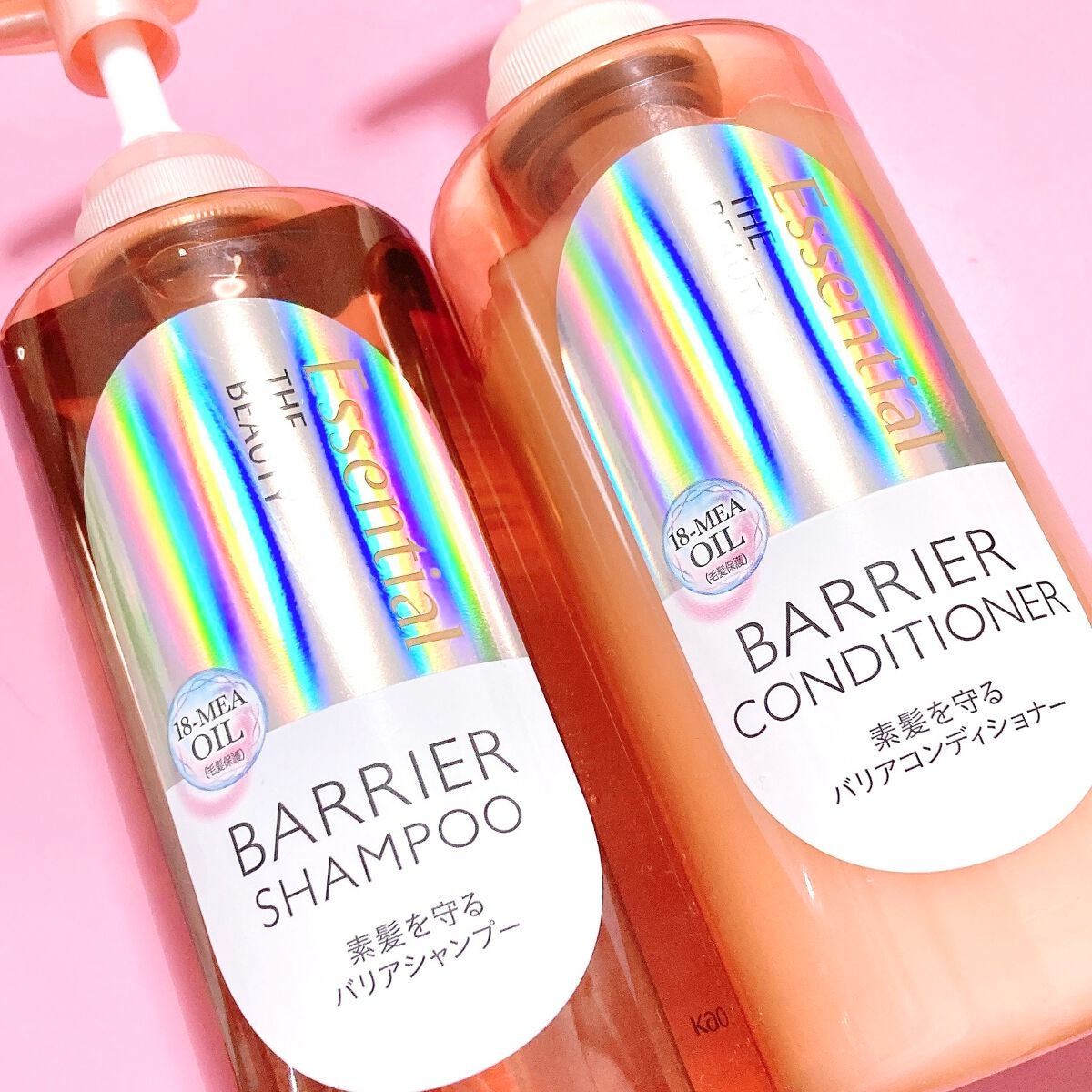 ザビューティ 髪のキメ美容素髪を守る バリアシャンプー/コンディショナー/エッセンシャル/シャンプー・コンディショナーを使ったクチコミ(2枚目)