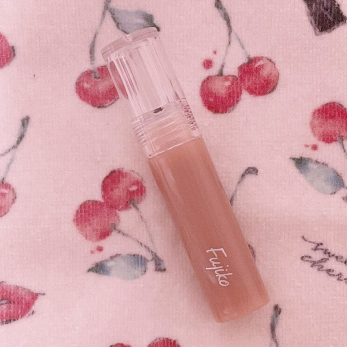 ニュアンスラップティント 07 愛の花束ピンク/Fujiko/リップティントを使ったクチコミ（1枚目）