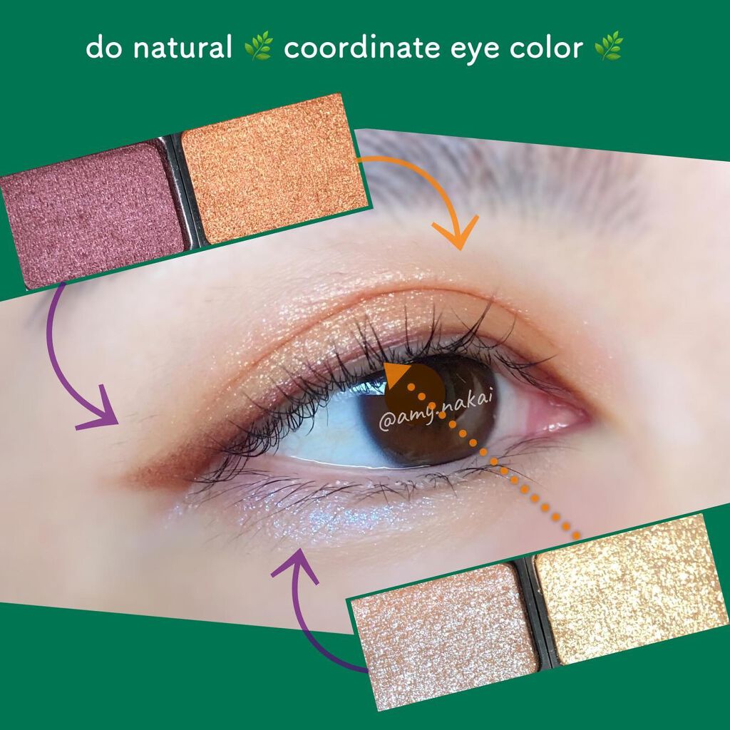 コーディネート アイ カラー/do natural/アイシャドウパレットを使ったクチコミ(2枚目)
