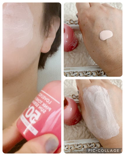 ピンクトーンアップサンセラム/LOVELYCC/化粧下地を使ったクチコミ(3枚目)