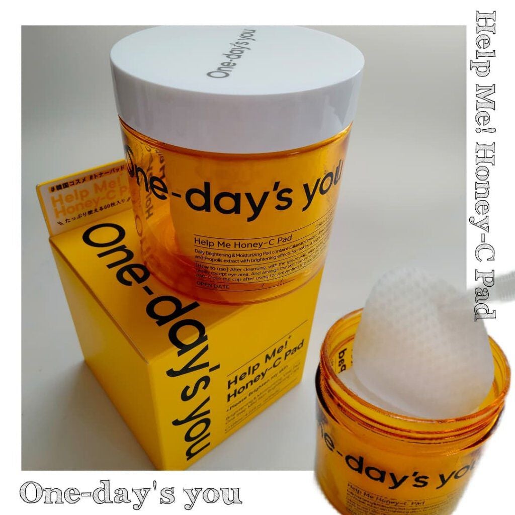 ヘルプミー! ハニーCパッド/One-day's you/トナーパッドを使ったクチコミ(1枚目)