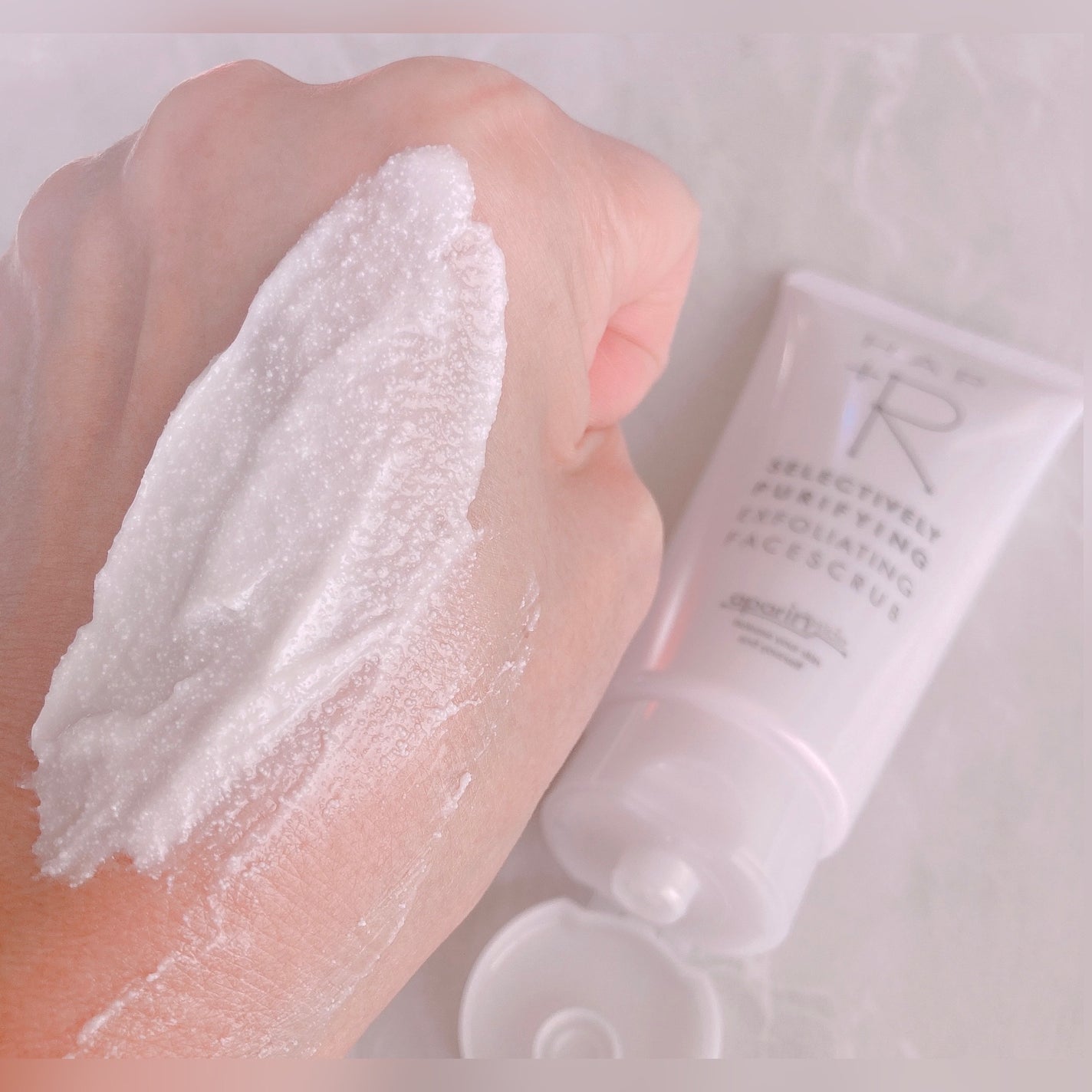 フェイススクラブ /HAP+R/スクラブ・ゴマージュを使ったクチコミ(2枚目)