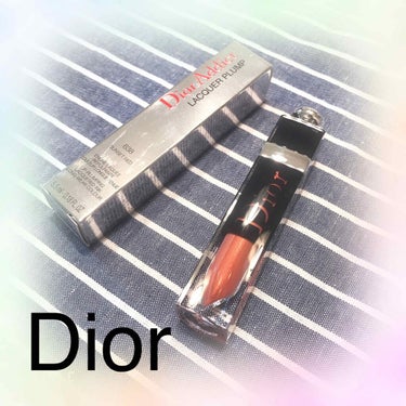 ディオール アディクト ラッカー プランプ 638 サンセット レッド/Dior/リップグロスを使ったクチコミ（1枚目）