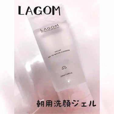 ラゴム ジェルトゥウォーター クレンザー(朝用洗顔)/LAGOM /洗顔フォームを使ったクチコミ（1枚目）