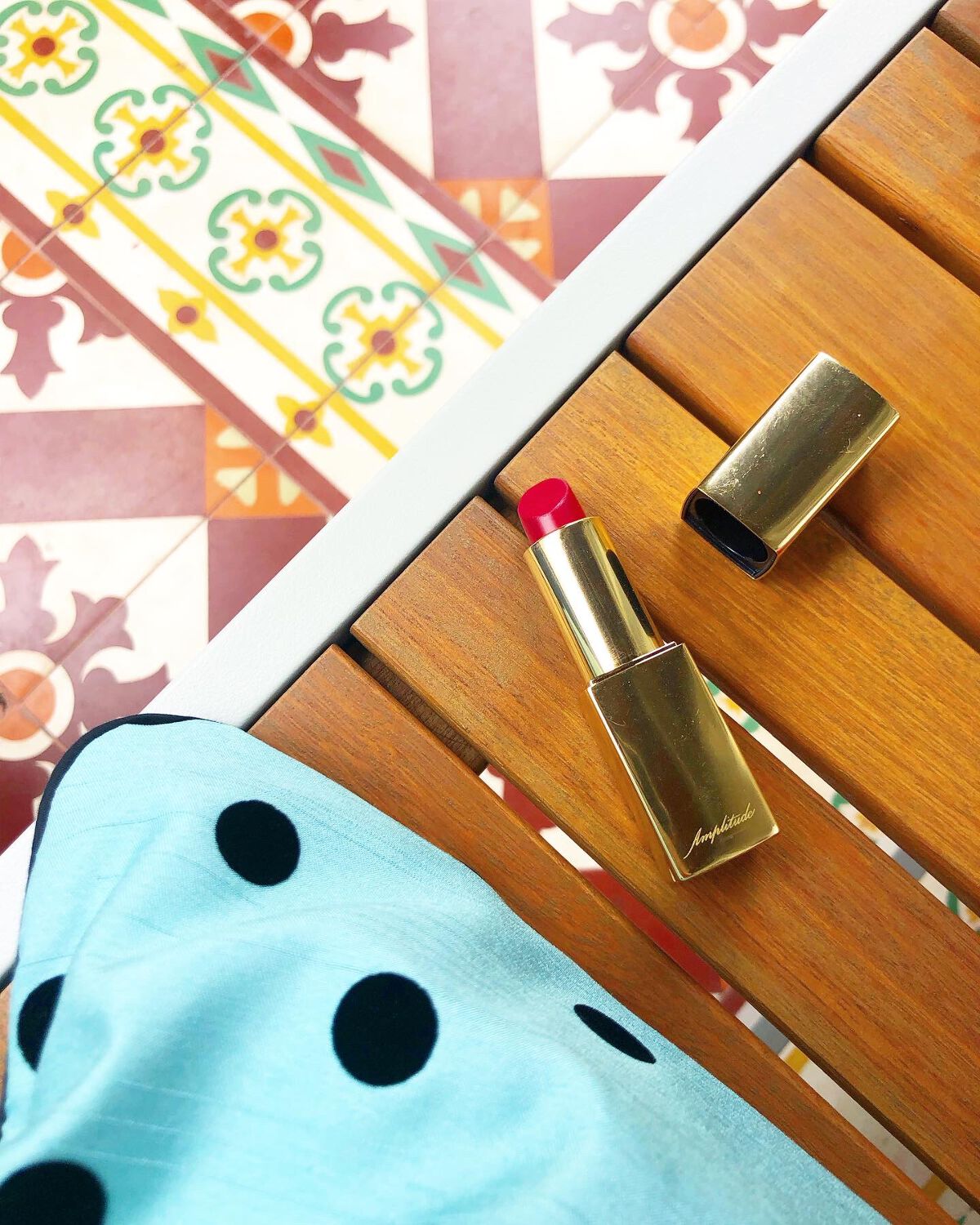 コンスピキュアス リップス 23 ダークチェリーレッド/Amplitude/口紅を使ったクチコミ（2枚目）