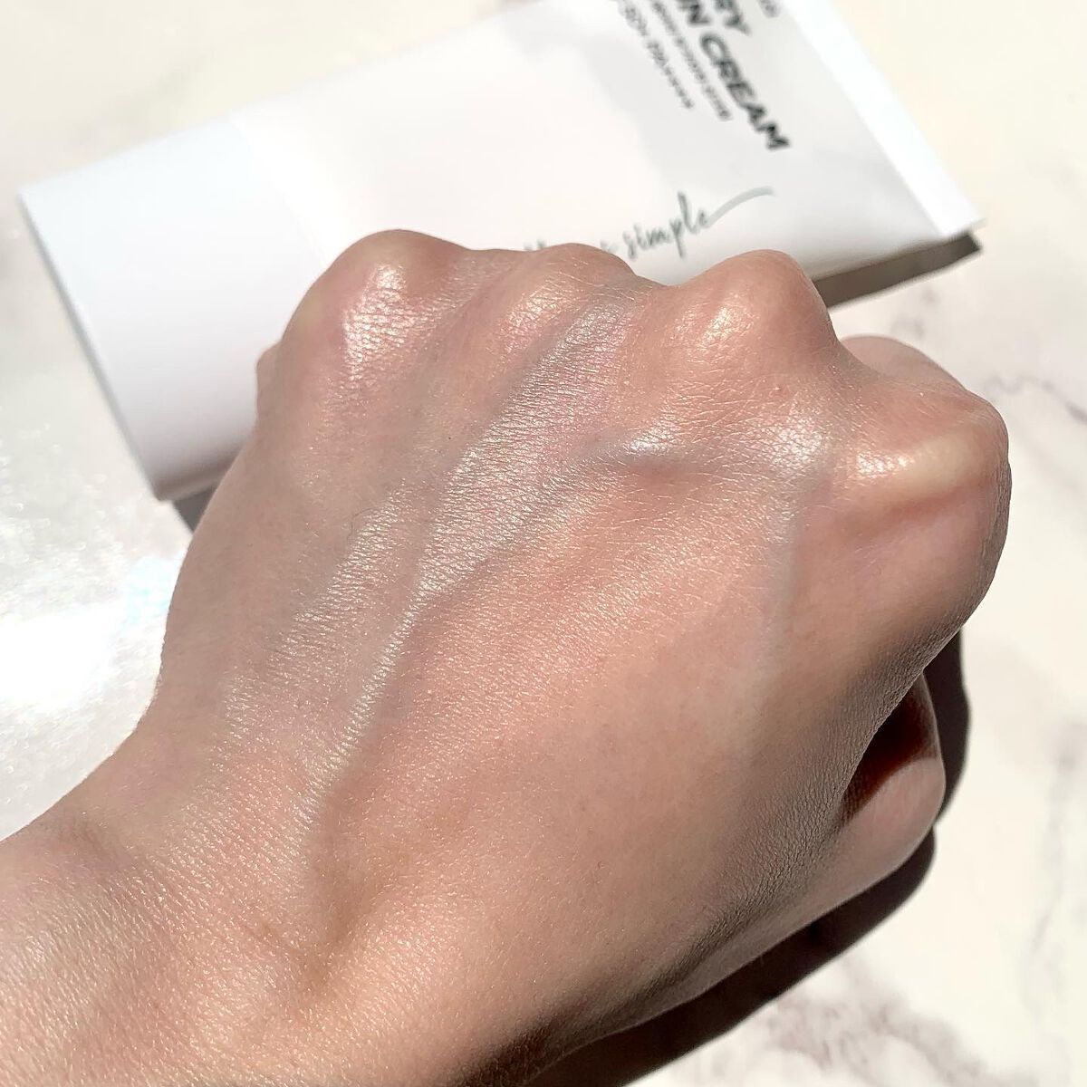 エアリーサンクリーム SPF50+PA++++/Anua/日焼け止めクリームを使ったクチコミ(4枚目)