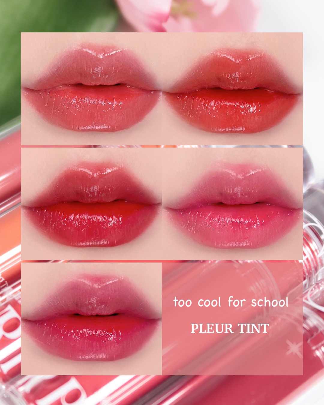 プリュールティント #1 ドリズル/too cool for school/リップティントを使ったクチコミ（1枚目）